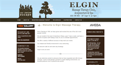 Desktop Screenshot of elginmassagetherapy.com